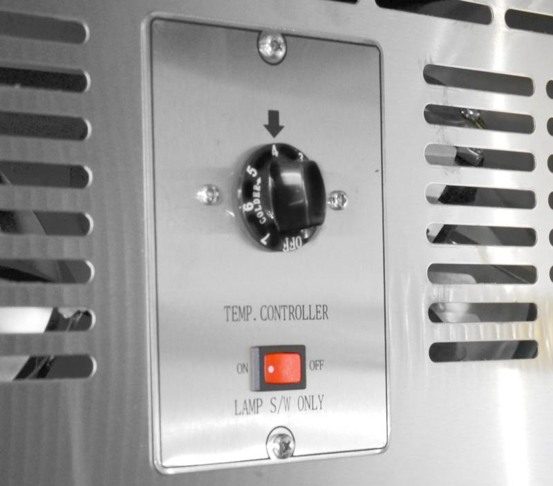 69-inch Solid 2-Door Bottle Keg Cooler with Beer Dispenser